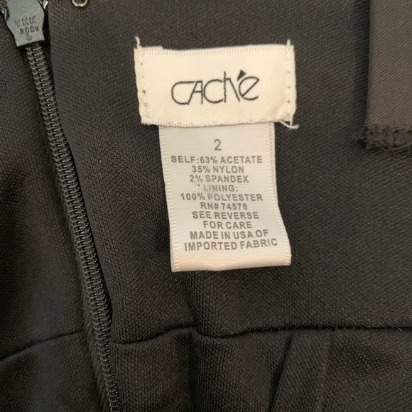 Caché Black Cocktail Dress - Picture 4 of 4